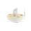 Ceramic Bunny Deviled Egg Platter Multi-Color Easter Egg Holder Tray 3