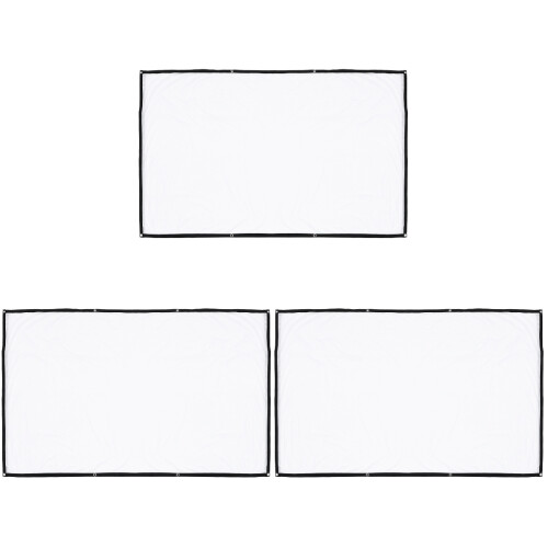 3Pièces Écran Portable En Polyester Pour Usage Intérieur 1
