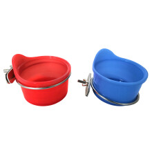 2Sets Vogelkooi Voerbakje Rvs Stevig Papegaaien