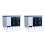 2Pcs Kitchen Wall Storage Rack Blue ABS Holder for Utensils 5