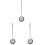 3Pcs Stainless Steel Pan Scrubber Durable Kitchen Brush Silver Handle 4