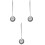 3Pcs Stainless Steel Pan Scrubber Durable Kitchen Brush Silver Handle 5