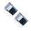 2Pcs Kitchen Wall Storage Rack Blue ABS Holder for Utensils 7