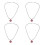 4Pièces Collier Golf Avec Marker Clip Pour Casquette 10