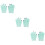 3Paires Gel Vert Hydratants Mains Spa 9