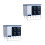 2Pcs Kitchen Wall Storage Rack Blue ABS Holder for Utensils 8