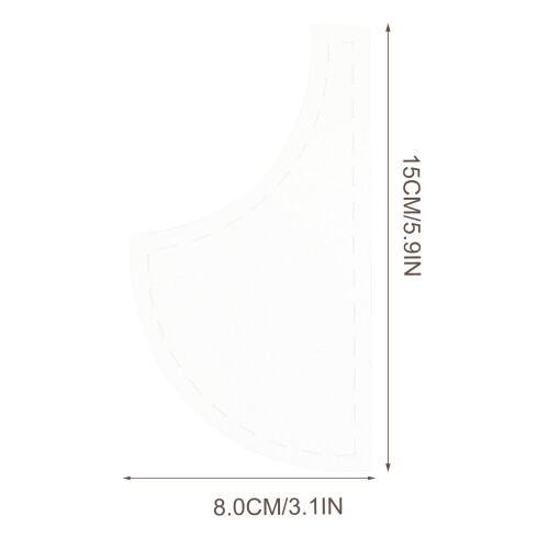 7Pièces Règles De Quilt Blanches Templates Couture Précises 1