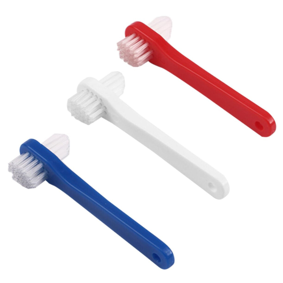 Denture Cleaning Brush Set with Ergonomic Grip and Soft Bristles for Gentle Effective Daily Use