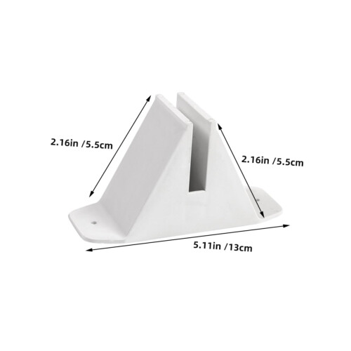 Fence Post Base with Stable Post Support, Metal Garden Bracket for Gate or Mailbox, WeatherResistant 1