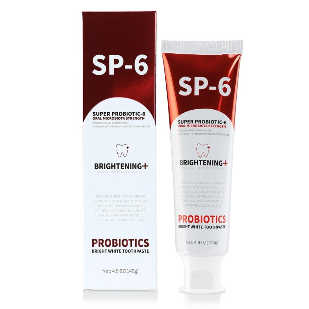 White Probiotic Ning Toothpaste With Fluoride, Gentle Ning, Mint Flavor, Pack Of 3