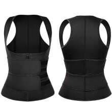 (As show, XXL) Women Waist Trainer Vest Body Shaper Neoprene Sauna Sweat Suit Slimming Sheath Workout Corset Top Shapewear Fitness Trimmer Belt