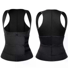 (As show, S) Vensslim Neoprene Sauna Sweat Suit Women Waist Trainer Vest Body Shaper Slimming Workout Corset Fitness Belly Trimmer with Belts