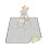 MOXTOYU Splash Mat for Under High Chair 53", Water 1