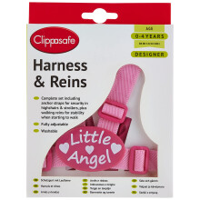 Clippasafe Easy Wash Harness & Reins (Little Angel