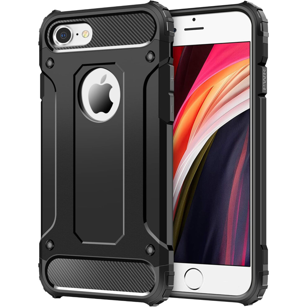 Coolden For Iphone 7 Case Iphone Se 2022 Case Rugged Tough Dual Layer Armor Protective Heavy Duty Hard Shockproof Phone Cases Cover For Iphone 7/8/Se 614134960798