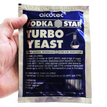 5x Alcotec Vodka Star Turbo Yeast Packets for Extreme Purity Homebrew Vodka Wash
