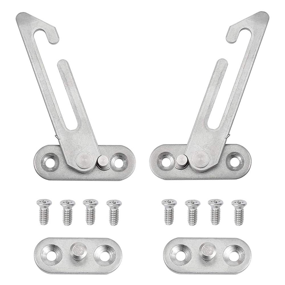 Upvc Window Restrictors Locks, 2 Pcs 304 Stainless Steel Window Restrictor Hooks Window Limit Locks Security Locks Child Lock Restrictor Safety Catch Cosswe