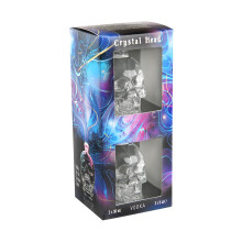 Crystal Head Vodka Gift Pack 2 x 5cl, 40% ABV - Award-Winning Premium Distilled Vodka, Filtered through Crystal - Includes 2x5 cl Crystal Glass Skull