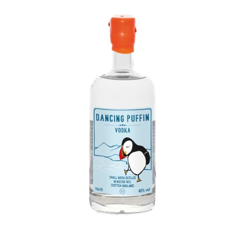 Badachro Dancing Puffin Vodka 40% Vol 70cl