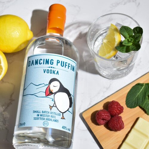 Badachro Dancing Puffin Vodka 40% Vol 70cl 1