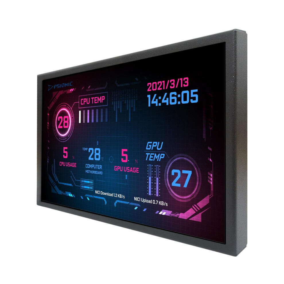 Vsdisplay 7 Inch Ips Lcd Monitor 1280X800 As Pc Case Inside Screen Gpu Cpu Data Secondary Display Supports Brightness Adjustment 619438631580