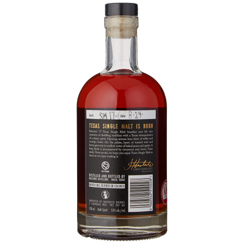 Balcones Texas Single Malt 70cl 1