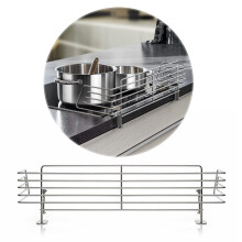 Reer Classic Cooker Safety Gate, Child Protection for The Kitchen, Child Lock, for Clamping, Silver
