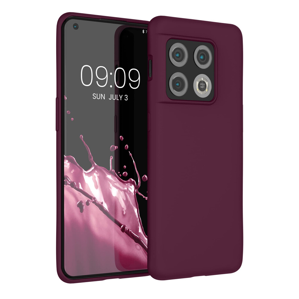 Kwmobile Case Compatible With Oneplus 10 Pro 5G Case - Tpu Silicone Phone Cover With Soft Finish - Tawny Red 4063004415382