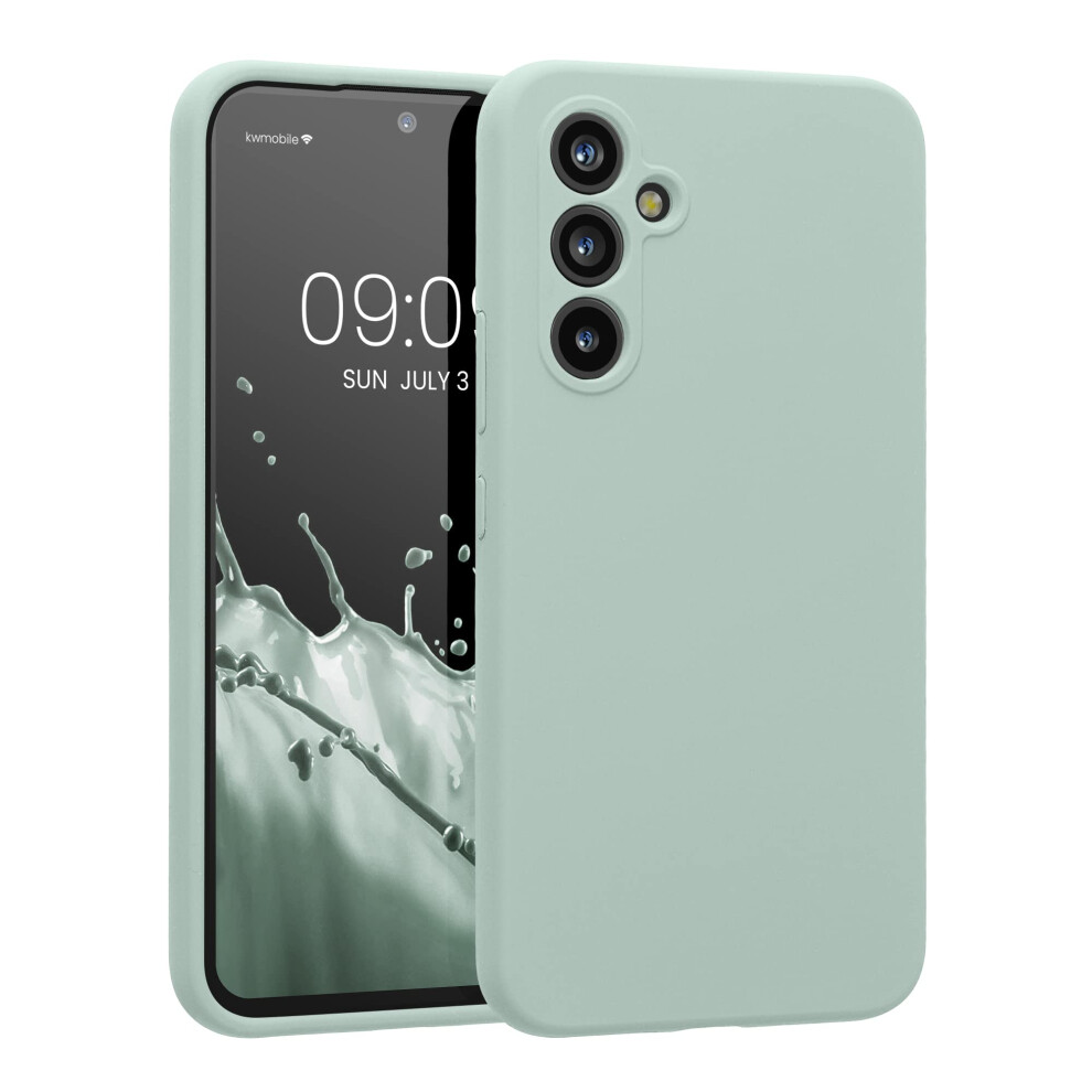 Kwmobile Case Compatible With Samsung Galaxy A54 5G Case - Slim Tpu Silicone Phone Cover - Soft Touch Finish - Cool Mint 4067668004142