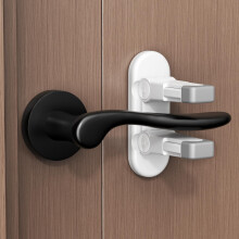 2 Pcs Door Lever Locks for Childproof & Petproof, Door Handle Locks for Toddlers, Baby Safety Locks for Toddlers (White)