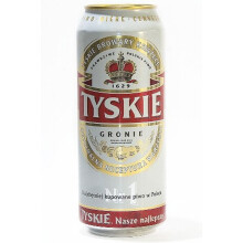 Tyskie Polish Beer (24 x 500ml Cans)
