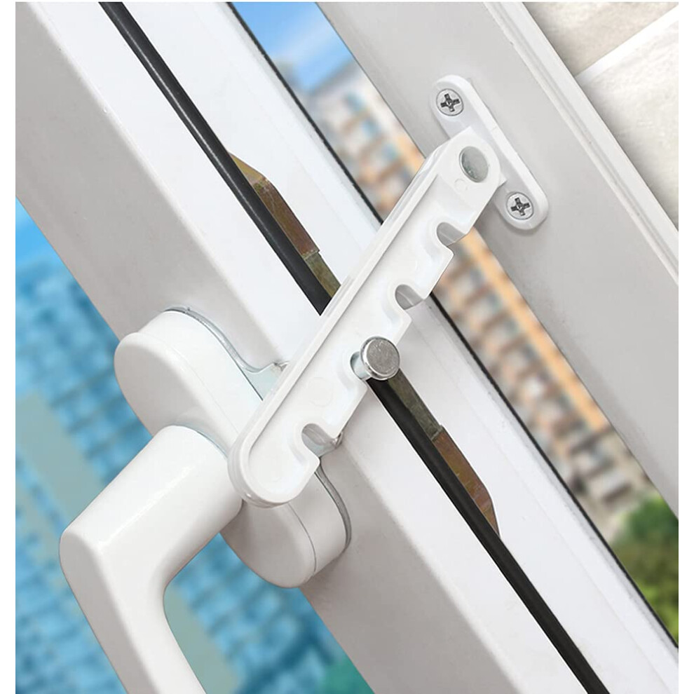 Adjustable Casement Window Restrictor Latch,Childproof Window Safety Locks,Window Latch,Aluminum/Upvc/Wooden Window Ventilation Restrictor Mott 50