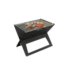 Portable Charcoal Grill Stainless Steel Folding BBQ for Camping Outdoor Cooking Easy Clean