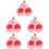 15Stk Kinder Brustmassagegerät Silikon Rosa Mit 6