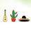 12Pièces Broches Cactus Coloré Décor 10
