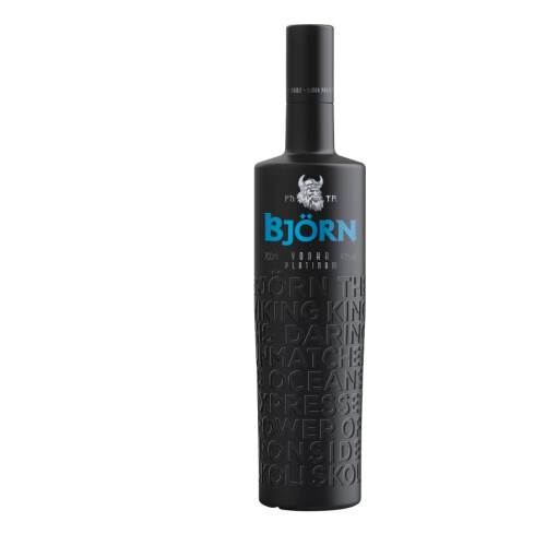 BJORN Platinum Black Vodka, 40% ABV, 700ml