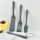 1Ensemble Racloir Silicone Cuisine Spatule Crème 9