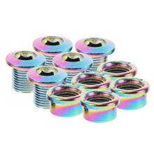 5Ensembles Boulons De Plateau En Alliage D'aluminium Multicolores