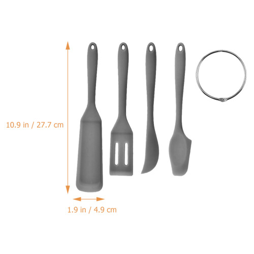 1Ensemble Racloir Silicone Cuisine Spatule Crème 1