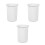 3Pièces Plat À Quartz Haute Pureté Résistant Alkali 8