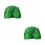 2Pièces Bonnet - Vert Cadeau Doux Photo 5