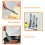 1Ensemble Racloir Silicone Cuisine Spatule Crème 7