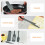 1Ensemble Racloir Silicone Cuisine Spatule Crème 6