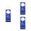 3Pièces Plaques Handicap PVC Fauteuil Roulant 11