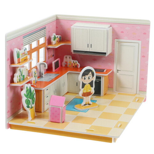 Puzzle Cuisine 3D DIY Pour Jeux Enfants