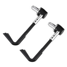 1Paire Poignée De Frein Moto Alu Antivibration Argenté Confortable