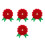 4Ensembles Kit DIY Broches Fleurs Enfants Tissu Non 5