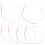 6Ensembles Kit Cordes Erhu Résistantes Accessoires Multicolores 10