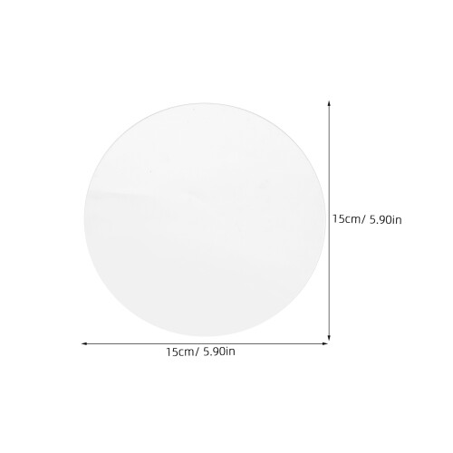 Plateau Rond En Transparent Pour Gâteau Décoration 2