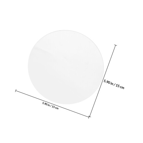 Plateau Rond En Transparent Pour Gâteau Décoration 1